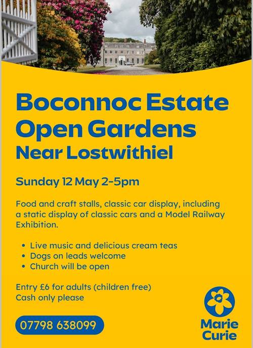 Boconnoc Estate Open Gardens 