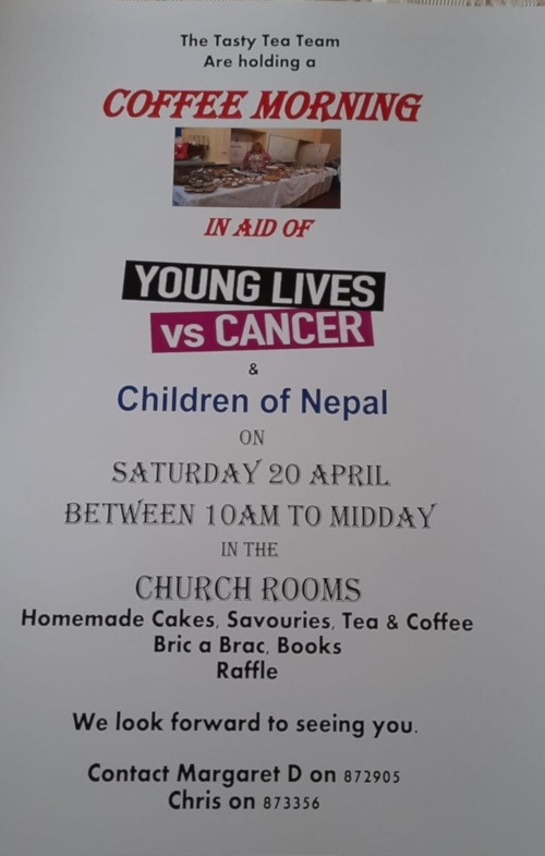 Coffee Morning:   In Aid Of Children Of Nepal 