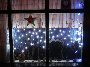 North Street advent window for 17th December