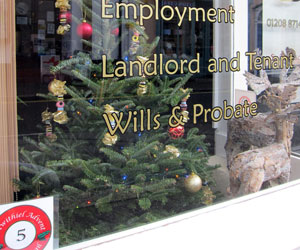 A P Bassett Solicitors advent window for 5th December