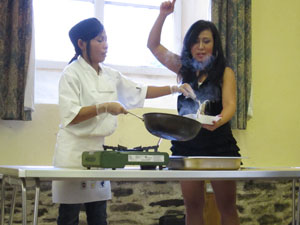 Paid Thai cooking demonstration
