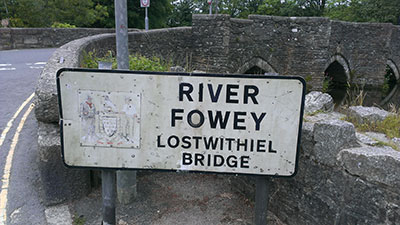 Old bridge sign