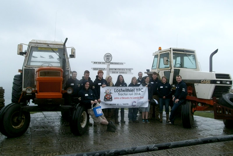 YFC Tractor Run at Land's End