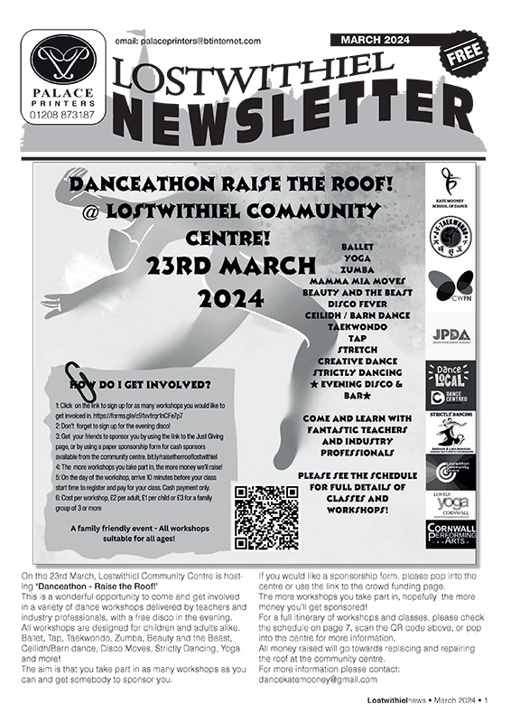 Lostwithiel Newsletter March 2024