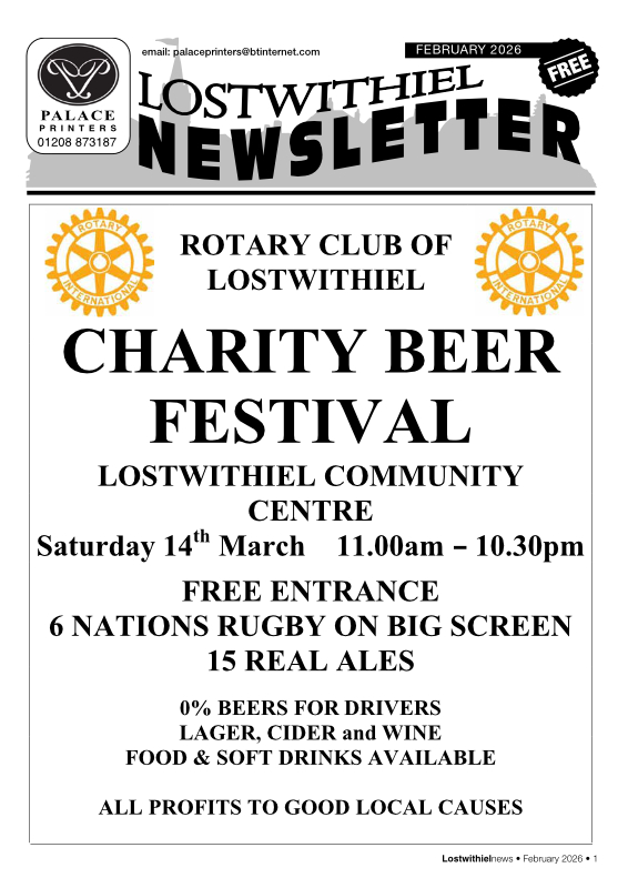 Lostwithiel Newsletter February 2026