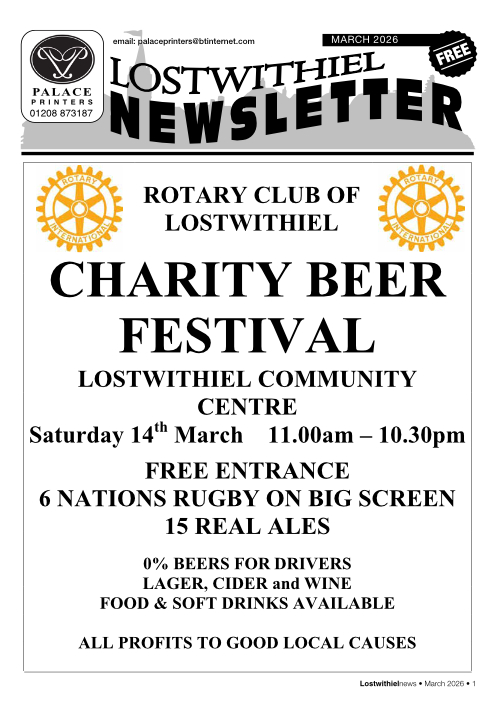 Lostwithiel Newsletter March 2026