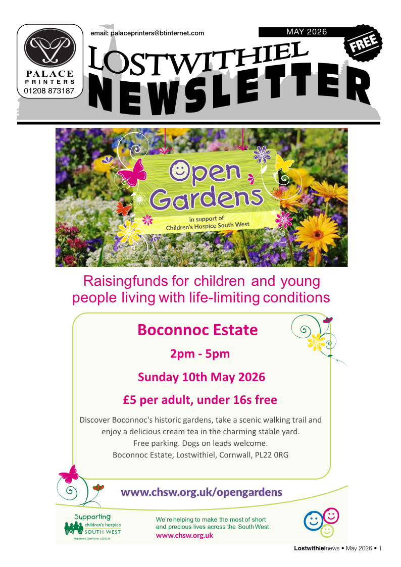 Lostwithiel Newsletter May 2026