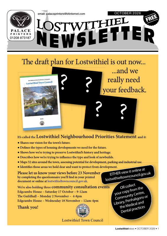 Lostwithiel Newsletter October2026
