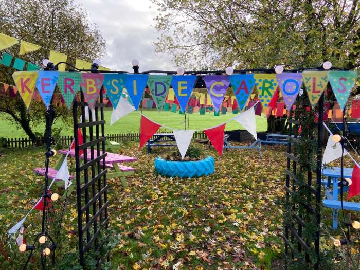 Kerbside Carols bunting