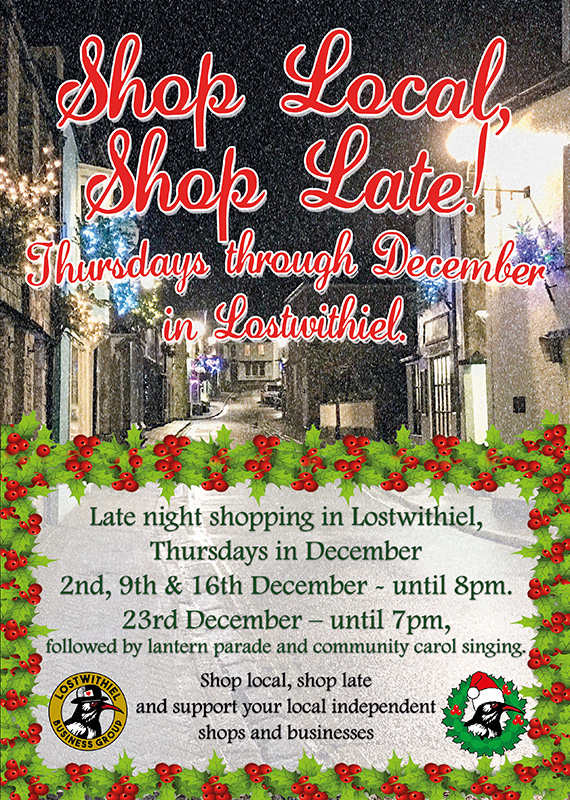 Late Night Shopping Lostwithiel 2021