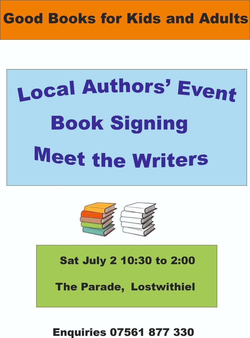 Book signing Lostwithiel 