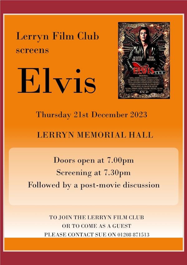 Lerryn Film Club: Elvis