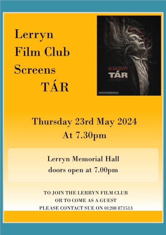 Lerryn Film Club - screening of Tars