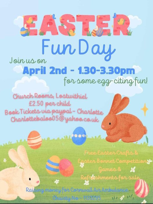 Easter Fun Day  CANCELLEDs