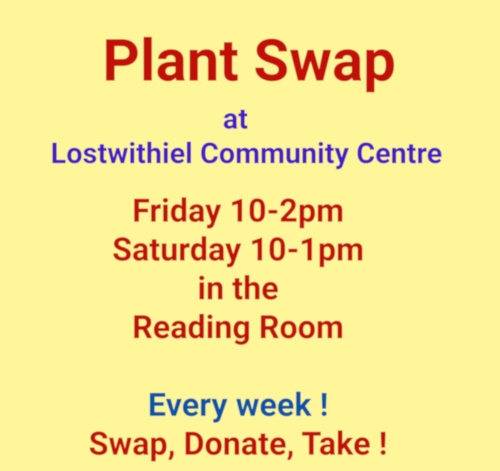 Plant Swap  at Lostwithiel Community Centres