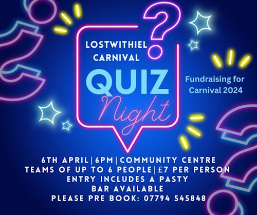 Fundraising Quiz for Carnival 2024 s