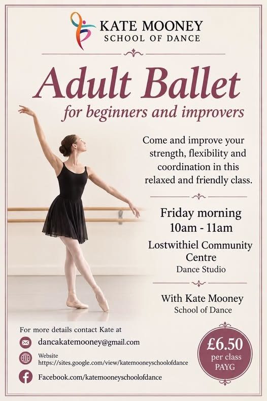 Adult Ballet for beginners and improvers