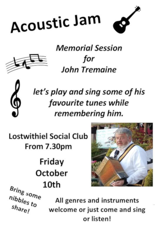 Acoustic Jam:  Memorial Session for  John Tremaine