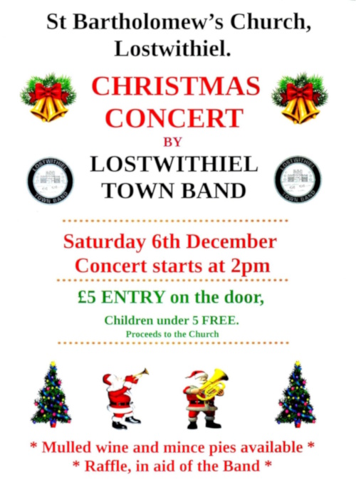 Christmas  Concert  By  Lostwithiel Town Band