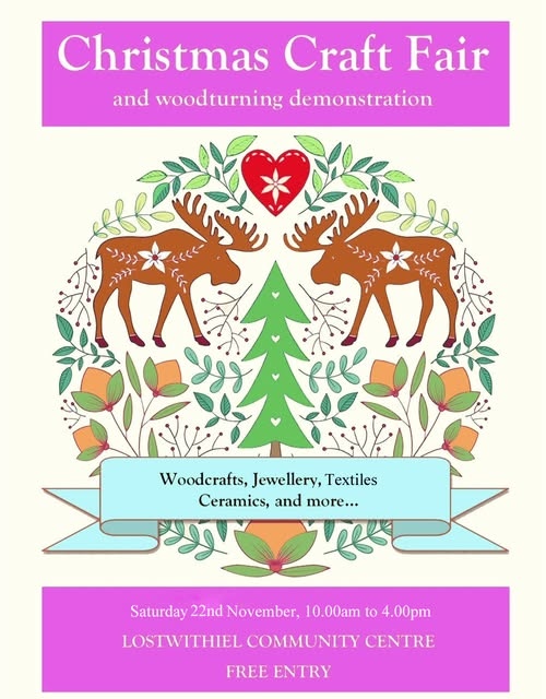 Christmas Craft Fair and Woodturning Demonstration