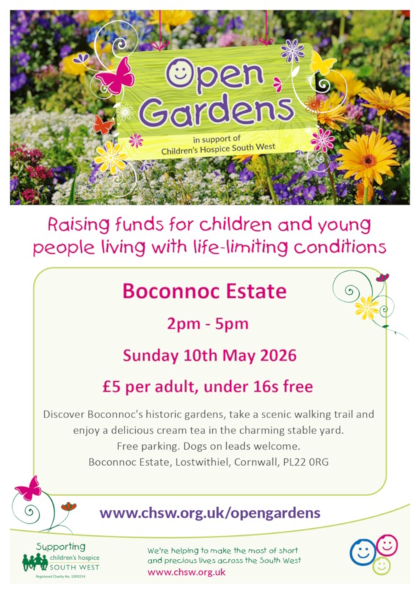 Boconnoc Estate opens for Children’s Hospice South West