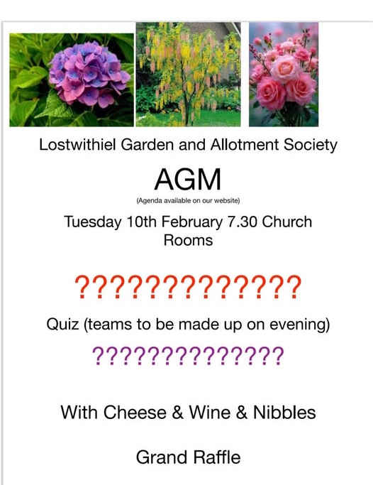 Lostwithiel Garden Society AGM