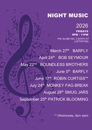 Music at The Globe: Bob Seymour