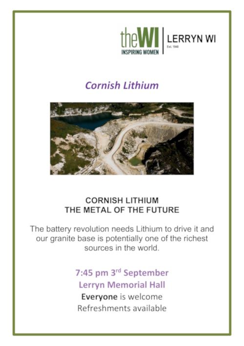Talk: Cornish Lithium - Metal Of The Future