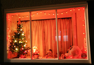 North Street Christmas window
