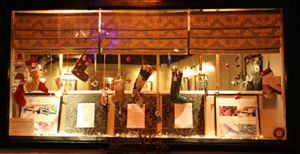 Trewithen Restaurant's 2009 Christmas window
