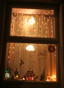 Third North Street Christmas window
