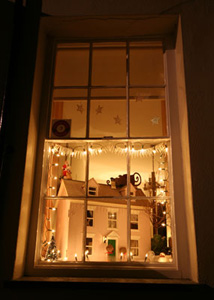 Bodmin Hill Christmas window