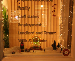 A. P. Basset's 2009 Christmas window
