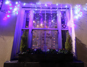Queen Street advent window for 10th December