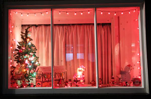 North Street advent window for 12th December