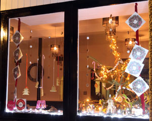 Asquiths Restaurant advent window for 14th December