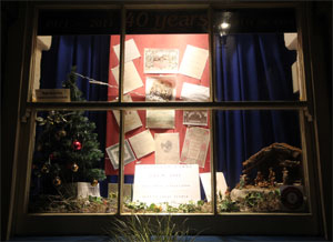 Lostwithiel Museum advent window for 2nd December