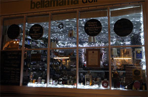 Bellamama Deli advent window for 3rd December