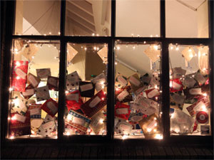 Lostwithiel Community Centre advent window for 8th December