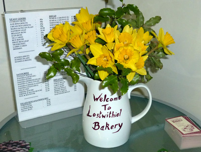 Lostwithiel Bakery flowers