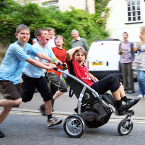 Junior pram race