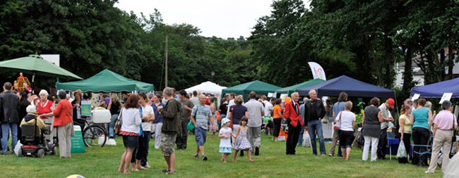 Charity fayre stalls