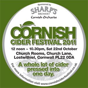 Cornish Cider Festival 2011 beermat