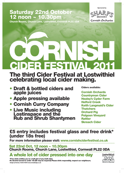 Cornish Cider Festival 2011 poster