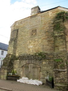 Duchy Palace with sandbags