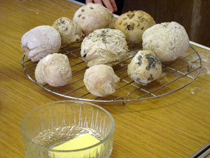 Bread rolls made by kids