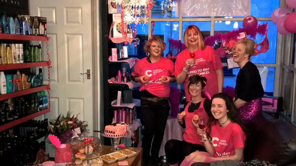 Hair Gallery think pink charity day