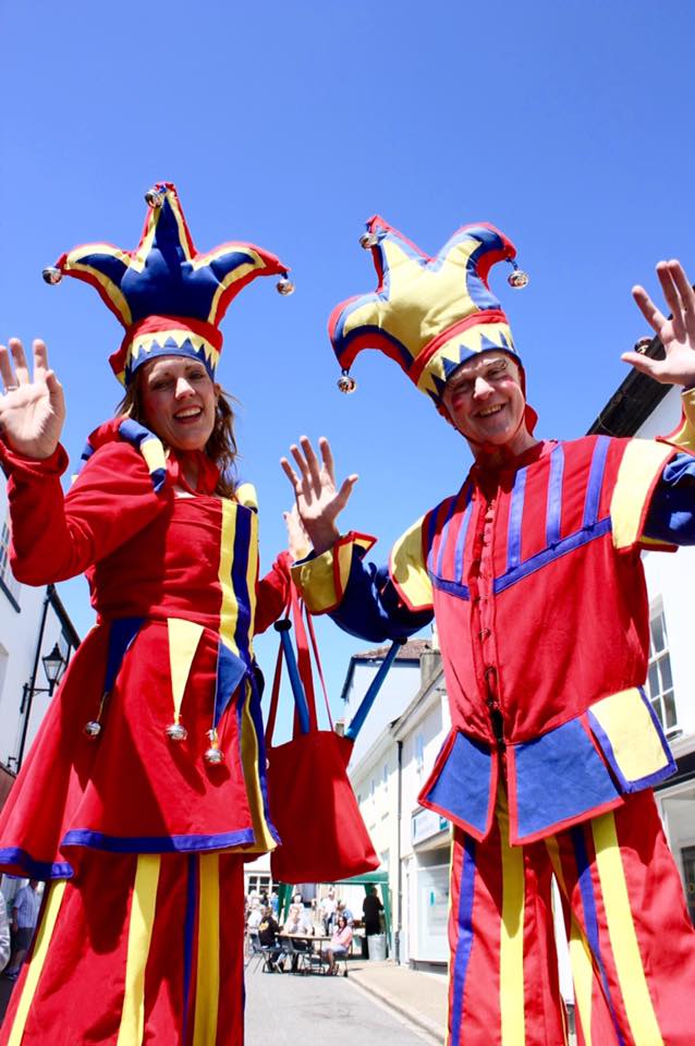 Stilt walkers