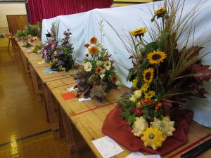 Flowers at the Annual Produce Show