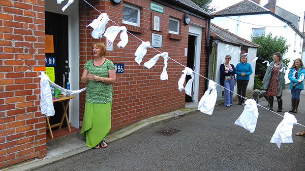 Toilet opening ceremony